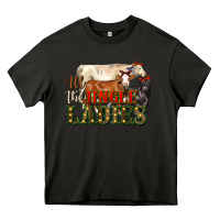 Asphalt all the jingle ladies christmas cows Heavy Core Tee - LillyAllenDesigns