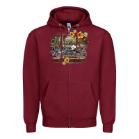 Burgundy blessed nurse Zipper Hoodie - SublimationCraftShop