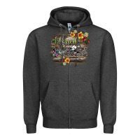Charcoal Heather blessed nurse Zipper Hoodie - SublimationCraftShop