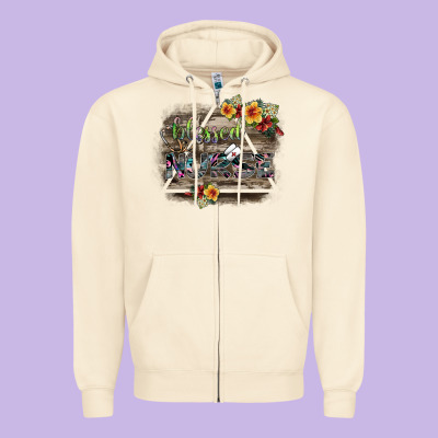 Blessed Nurse Zipper Hoodie Designed By Sublimationcraftshop