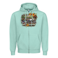 Seafoam blessed nurse Zipper Hoodie - SublimationCraftShop
