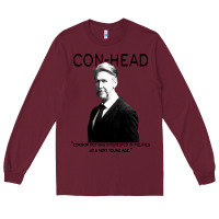 Burgundy connor, roy was interested in politics Long Sleeve Tee - minhPixels