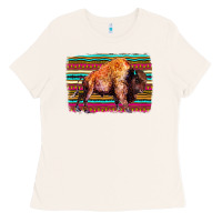 Bone Aztec Buffalo Ladies Tee - Bettercallsaul