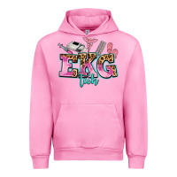 Fuchsia Pink ekg tech Urban Hoodie - AdoDesignShop