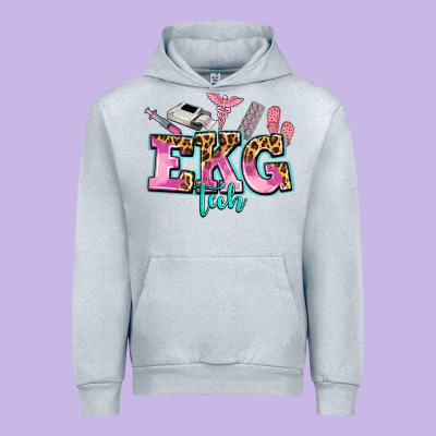 Ekg Tech Urban Hoodie Designed By Adodesignshop