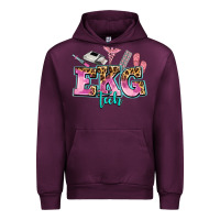 Mauve Wine ekg tech Urban Hoodie - AdoDesignShop