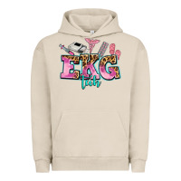 Pigment French Oak ekg tech Urban Hoodie - AdoDesignShop