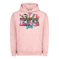 Pigment Salmon ekg tech Urban Hoodie - AdoDesignShop
