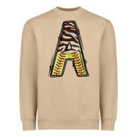Mushroom softball alphabet a Heavyweight Sweatshirt - CowhideDigitalArt