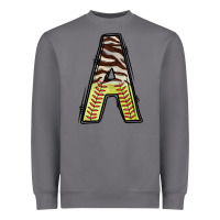 Storm softball alphabet a Heavyweight Sweatshirt - CowhideDigitalArt