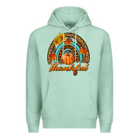 Seafoam thankful pumpkin rainbow Premium Hoodie - BundleAndBundleShop