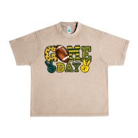French Oak Game day yellow and green team color Urban Heavy Tee - HowdyJamesFarm
