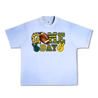 Grape Ice Game day yellow and green team color Urban Heavy Tee - HowdyJamesFarm