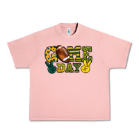 Salmon Game day yellow and green team color Urban Heavy Tee - HowdyJamesFarm