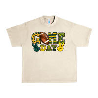 Game Day Yellow And Green Team Color Urban Heavy Tee | Teevron