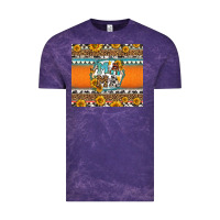 Cloud Purple sunflowers hexagon frame mama Vintage Tee - Jasminsmagicworld