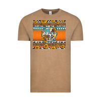 Vintage Coffee sunflowers hexagon frame mama Vintage Tee - Jasminsmagicworld