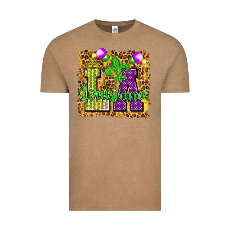 Louisiana Leopard With Balloons Vintage Tee by HowdyJamesFarm | Teevron