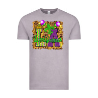 Vintage Zinc Louisiana leopard with balloons Vintage Tee - HowdyJamesFarm