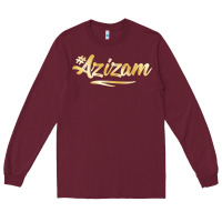 Burgundy Azizam Persian Iran Iranian Gift Tala Gold Long Sleeve Tee - minhPixels