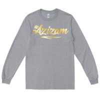 Heather Grey Azizam Persian Iran Iranian Gift Tala Gold Long Sleeve Tee - minhPixels