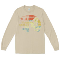 Mushroom Mens Welder Because Engineers Need Heroes Too Gifts Funny Welding Long Sleeve Tee - minhPixels