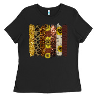 Black Colorful brush stroke thankful Ladies Tee - Bettercallsaul