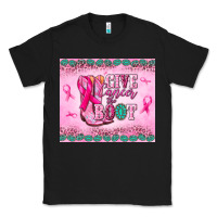 Black Give Cancer the boot Classic Tee - NancyCooperArtShop