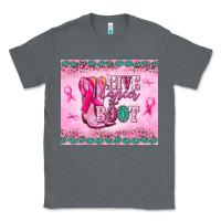 Charcoal Heather Give Cancer the boot Classic Tee - NancyCooperArtShop
