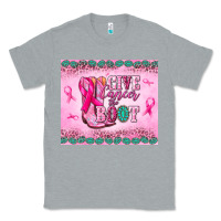 Heather Grey Give Cancer the boot Classic Tee - NancyCooperArtShop