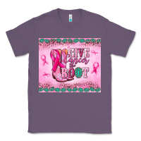 Lavender Give Cancer the boot Classic Tee - NancyCooperArtShop