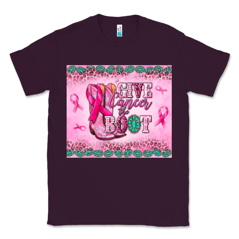 Give Cancer The Boot Classic Tee by NancyCooperArtShop | Teevron