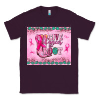 Plum Give Cancer the boot Classic Tee - NancyCooperArtShop
