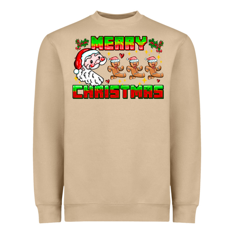 Merry Christmas Heavyweight Sweatshirt by CowhideDigitalArt | Teevron