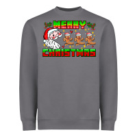 Storm Merry Christmas Heavyweight Sweatshirt - CowhideDigitalArt