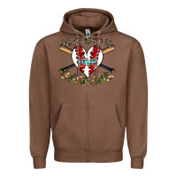 Chestnut all you need is love baseball Zipper Hoodie - CowhideDigitalArt
