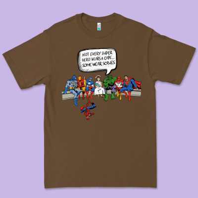 Superheros Premium Tee Designed By Bettercallsaul
