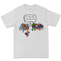 Dove Grey Superheros Premium Tee - Bettercallsaul