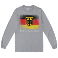 Heather Grey Germany German Flag Deutschland Souvenir Gift Alemania Long Sleeve Tee - minhPixels