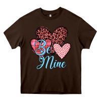 Chocolate Brown hearts be mine Heavy Core Tee - JahusDesignShop