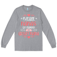Heather Grey Gift for 1st Time Great Nana  Great Nana Long Sleeve Tee - minhPixels