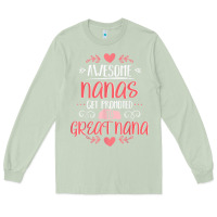 Matcha Gift for 1st Time Great Nana  Great Nana Long Sleeve Tee - minhPixels