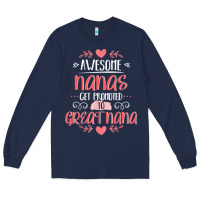 Navy Gift for 1st Time Great Nana  Great Nana Long Sleeve Tee - minhPixels