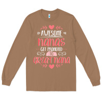 Toasted Coconut Gift for 1st Time Great Nana  Great Nana Long Sleeve Tee - minhPixels