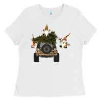 White Gnomes Truck Car  Christmas Ladies Tee - Bettercallsaul