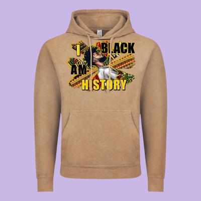 I Am Black History Vintage Hoodie Designed By Cowgirlartshop