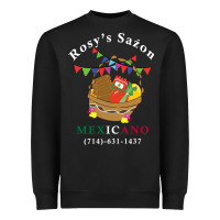 Black logo for rosys saon mexicano Heavyweight Sweatshirt - CowhideDigitalArt