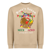 Mushroom logo for rosys saon mexicano Heavyweight Sweatshirt - CowhideDigitalArt