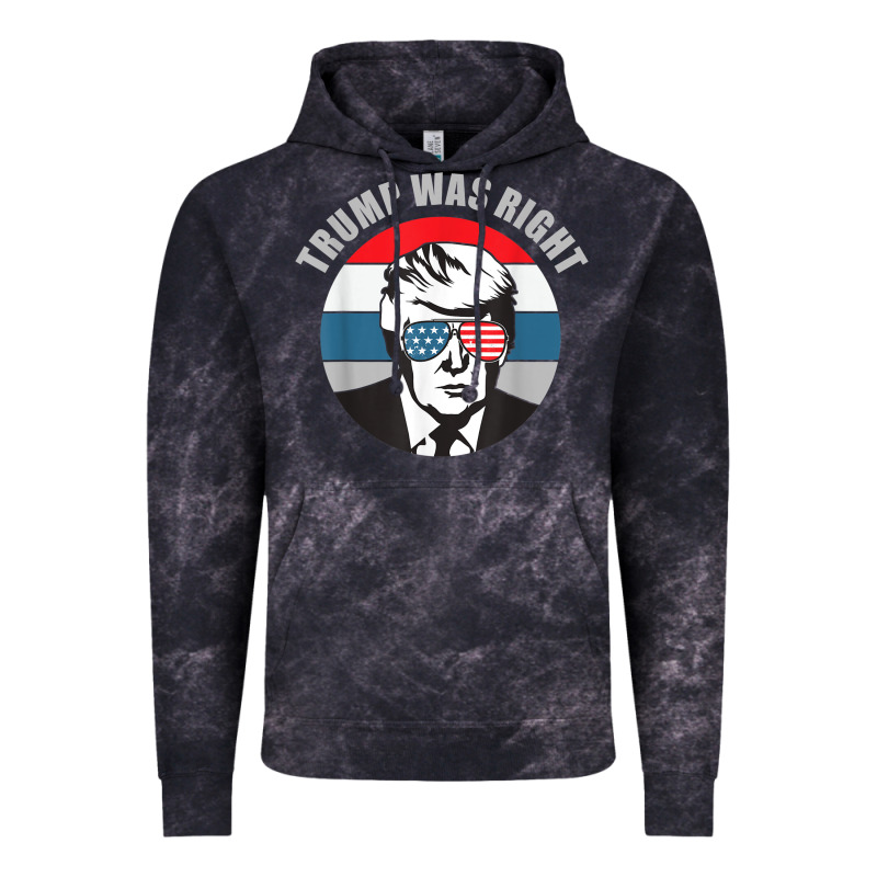 Trump Was Right Republican Conservative Political T Shirt Vintage Hoodie by minhPixels | Teevron