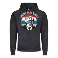 Vintage Black trump was right republican conservative political t shirt Vintage Hoodie - minhPixels